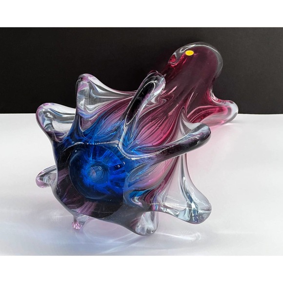 Mid Century Murano Glass Vase by Fratelli Toso 'Made in Italy' 1950s - Picture 3 of 8